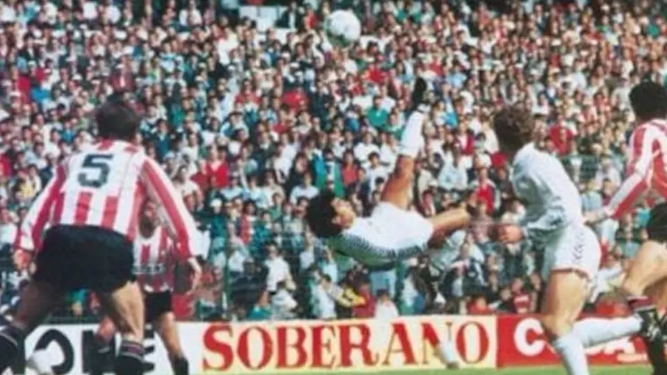 Hugo Sánchez: A 34 años del espectacular gol de chilena ante el Logroñés