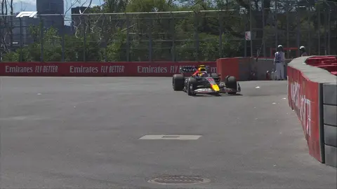 Checo Pérez: Abandonó el Gran Premio de Canadá en la novena vuelta