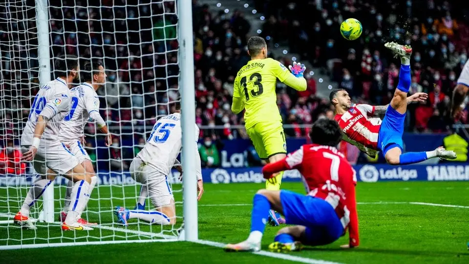 Héctor Herrera: Atlético de Madrid salva al último minuto la victoria ante el Getafe