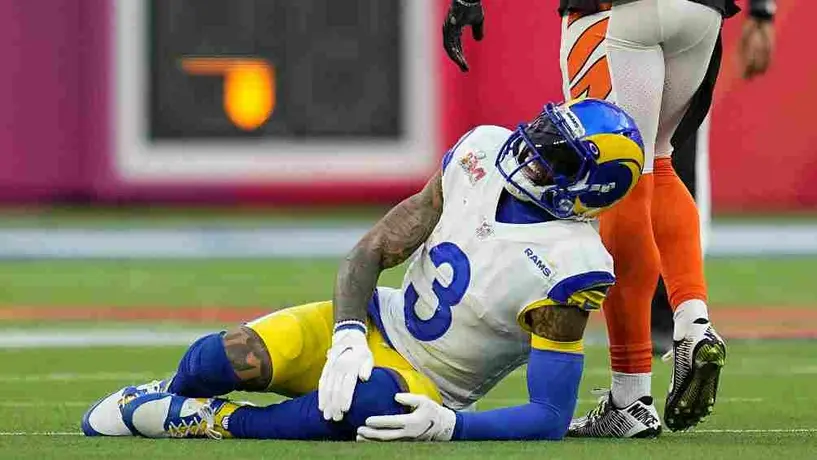 NFL: Beckham Jr. quedó fuera del Super Bowl LVI por una lesión de rodilla