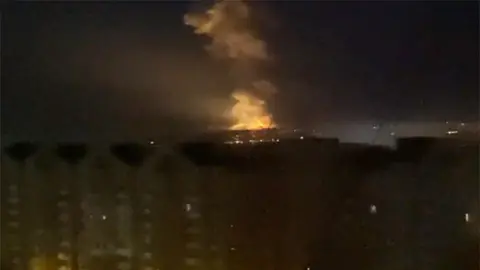 Video: Reportan primeras explosiones en ciudades de Ucrania