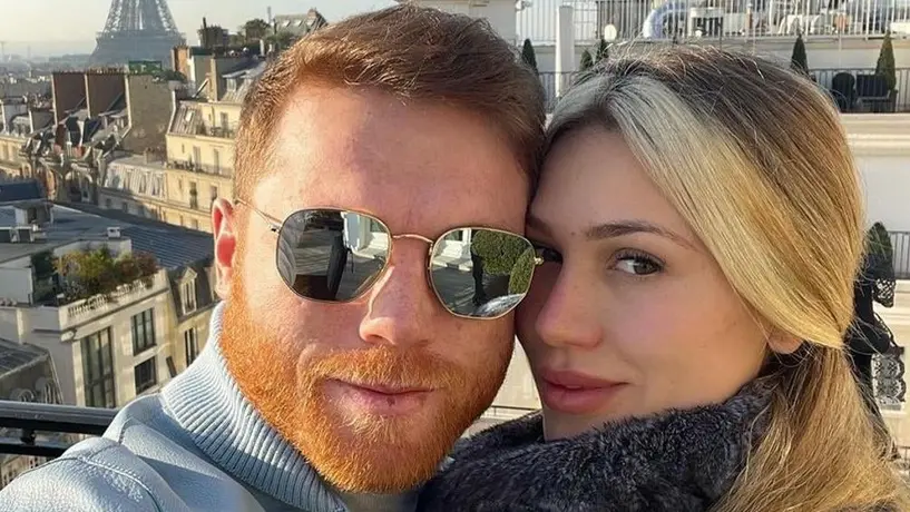Canelo Álvarez 'enfiestado' se lució al cantarle a su esposa Fernanda Gómez