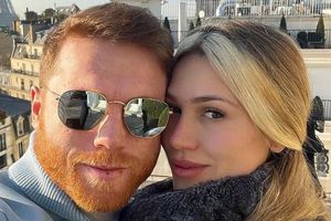 Canelo Álvarez 'enfiestado' se lució al cantarle a su esposa Fernanda Gómez