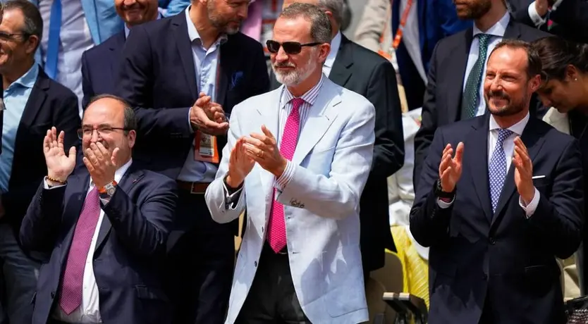 Roland Garros: Rafael Nadal recibió el apoyo del rey Felipe VI desde las gradas