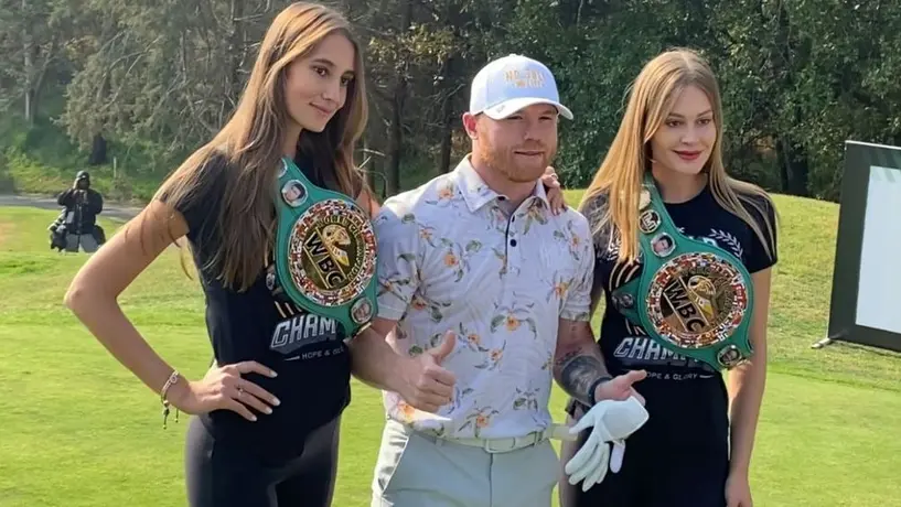 Canelo Álvarez viajó a CDMX para inaugurar torneo; 'No Golf, No Life'