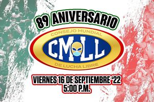 CMLL: Celebrará su aniversario 89 en septiembre en la Arena México