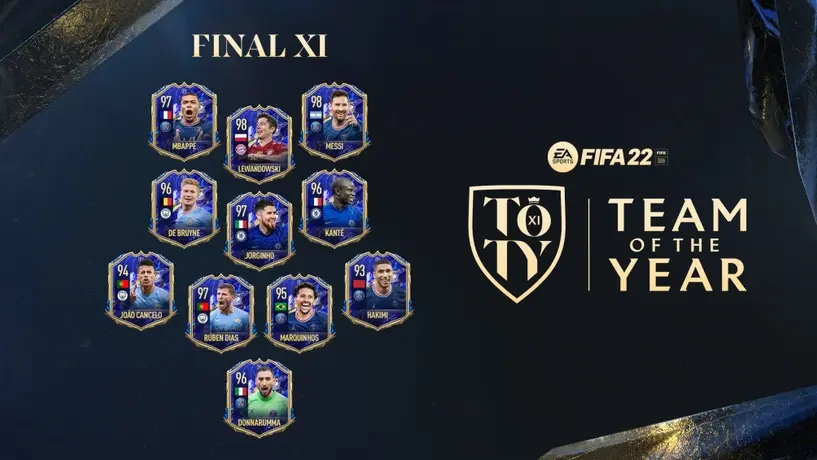 FIFA 22: Equipo del Año fue revelado con Mbappé y Lewandowski a la cabeza