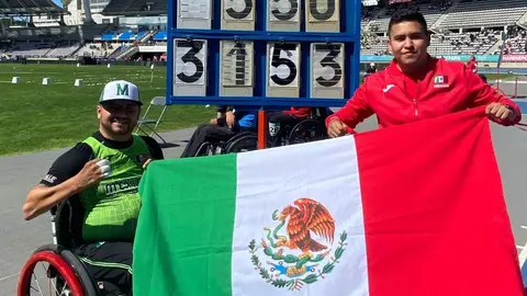 Mario Santana estableció récord en lanzamiento de clava en el Grand Prix de París