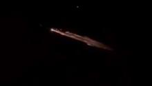 Video: Cohete fue confundido con meteorito en el norte de México