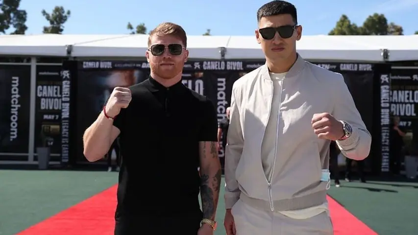 Saúl 'Canelo' Álvarez frente a Dmitry Bivol | INSTAGRAM | @BIVOL_D