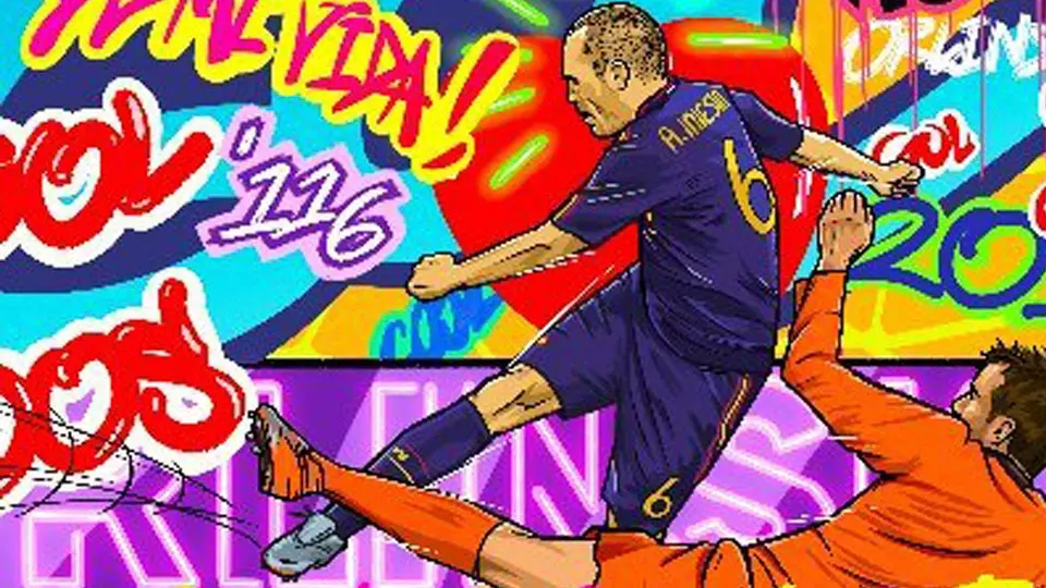 Andrés Iniesta puso a la venta NFT 's de los mejores momentos de su carrera