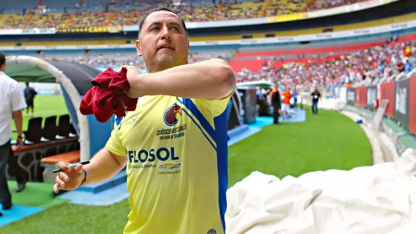 Germán Villa en un partido