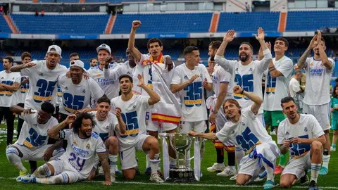 Real Madrid: Las felicitaciones llegaron al equipo por el título de liga