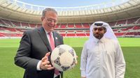 Marcelo Ebrard: Realizó visita a estadio mundialista de Qatar 2022