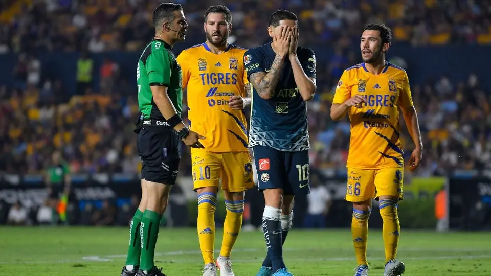 Tigres vs América: Fernando Hernández anuló gol a Diego Valdés tras 'viveza' de Nahuel