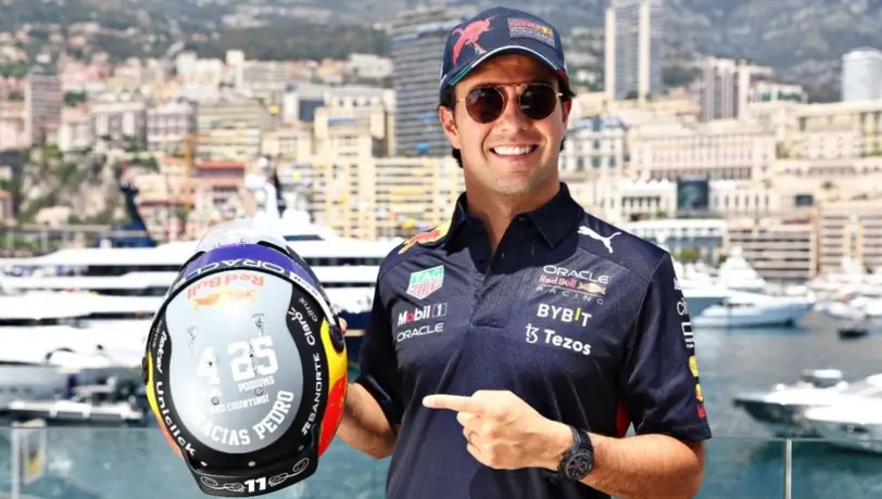 Checo Pérez: Rendirá tributo a Pedro Rodríguez con casco especial para el GP de Mónaco