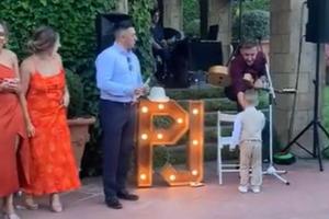 Video: Niño de 3 años entonó el himno de La Décima del Real Madrid en una boda