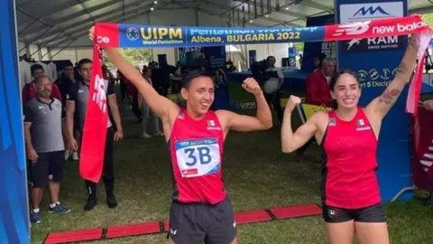 Dupla mexicana finalizó en primer lugar en la Copa Mundial de Pentatlón Moderno