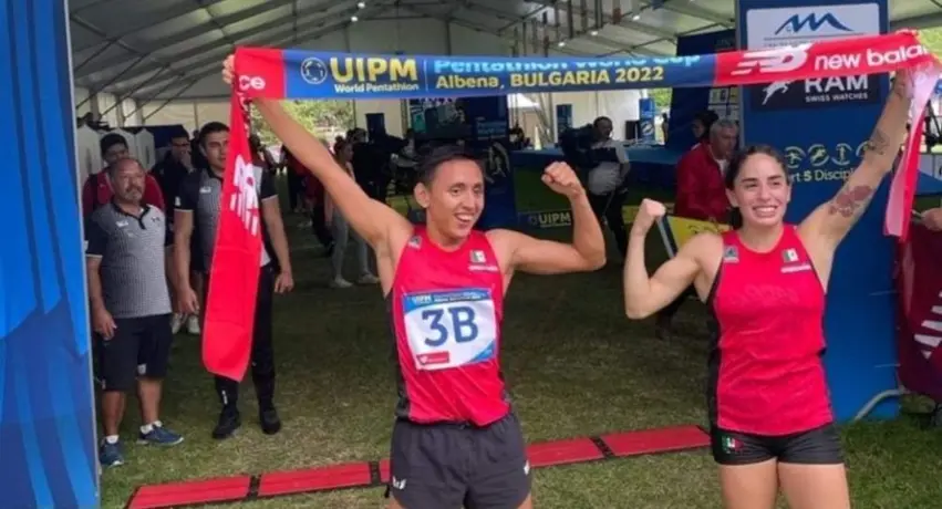 Dupla mexicana finalizó en primer lugar en la Copa Mundial de Pentatlón Moderno