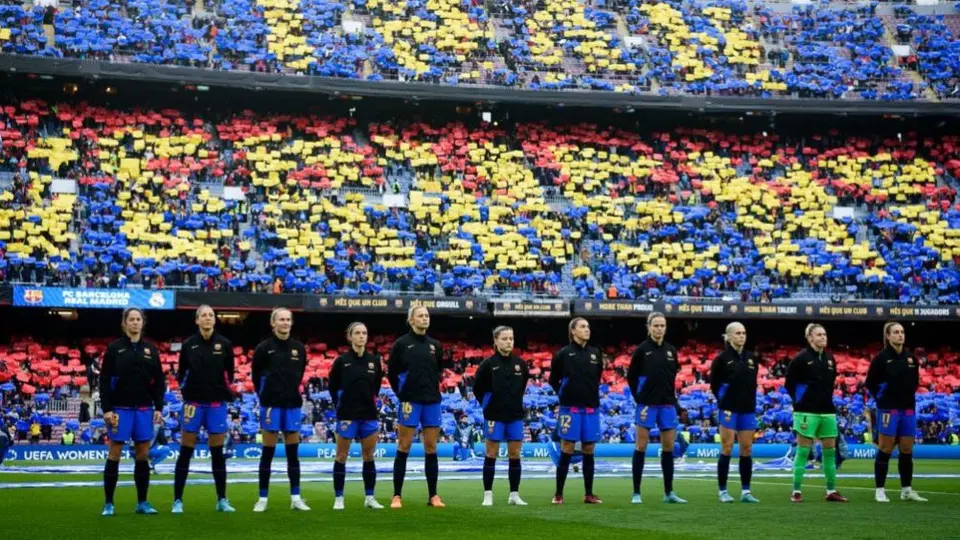 Barcelona vs Real Madrid: Rompió récord de más aficionados para un juego femenil con 91 mil 553