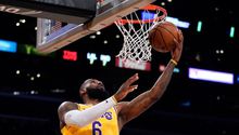 NBA: LeBron James, baja indefinida de los Lakers por lesión de rodilla
