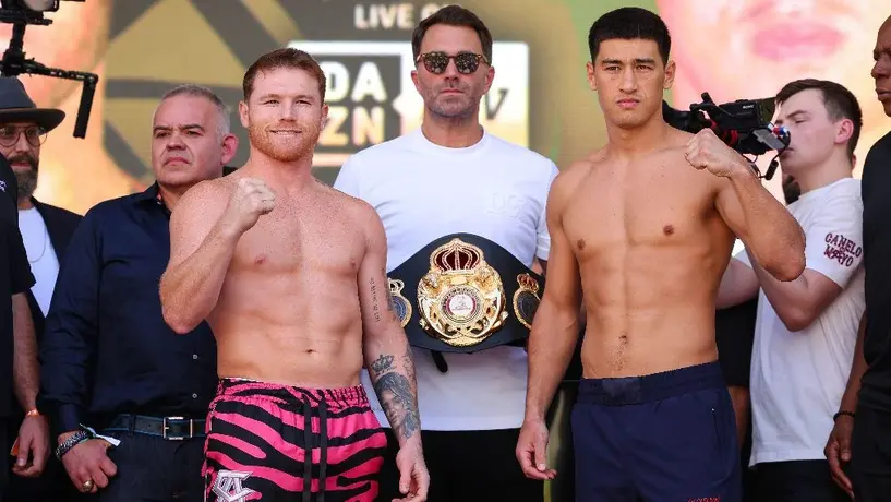 Canelo vs Bivol: Ambos pugilistas superaron la báscula previo a la pelea