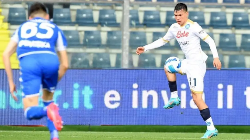 Chucky Lozano: Napoli cayó ante el Empoli y se aleja del título de la Serie A