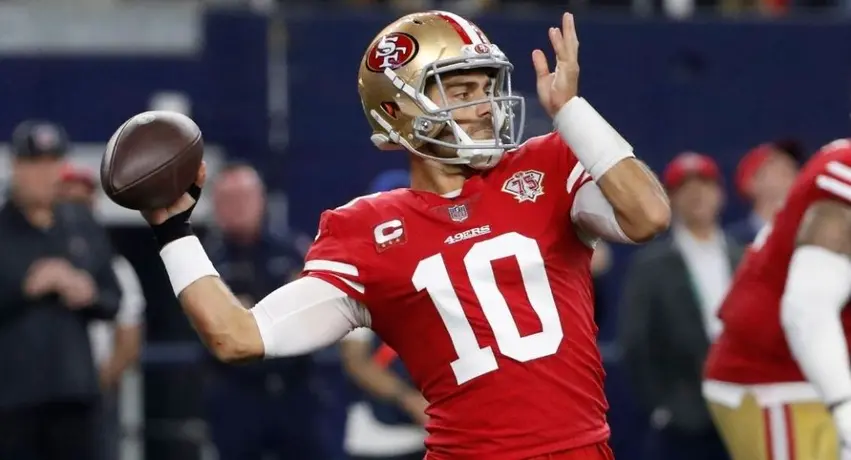 49ers: Jimmy Garoppolo sufrió una lesión en el hombro derecho