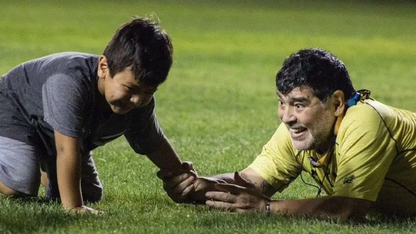 Maradona: Diego Fernando, hijo del 'Pelusa', le dedicó emotivo homenaje