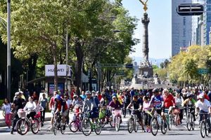 CDMX: Ciclistas rodaron desnudos para pedir por seguridad vial