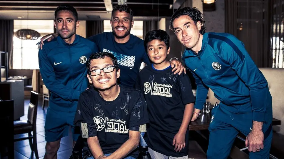 América convivió con niños del CRIT San Antonio