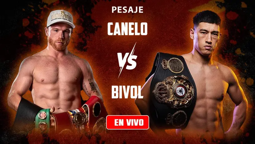 Canelo Álvarez vs Dmitry Bivol Box EN VIVO Pesaje