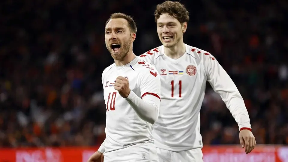 Eriksen anota con sólo dos minutos en la cancha, tras nueve meses fuera
