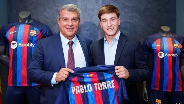 Barcelona: Pablo Torre fue anunciado como nuevo jugador culé