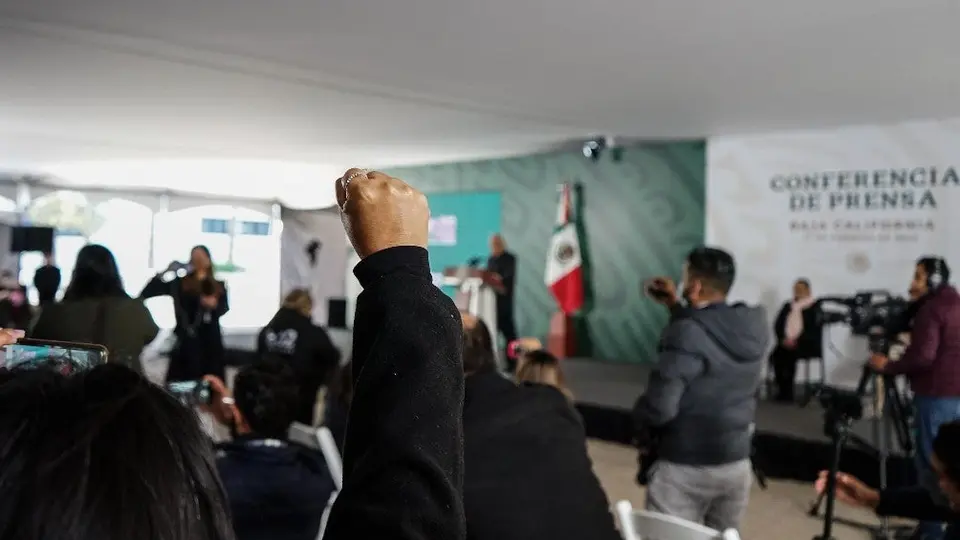 AMLO: Periodistas de Tijuana exigen justicia a López Obrador por asesinatos