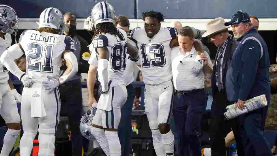 NFL: Michael Gallup se desgarró el ligamento cruzado anterior de la rodilla izquierda