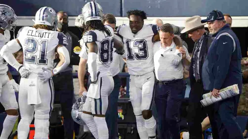 NFL: Michael Gallup se desgarró el ligamento cruzado anterior de la rodilla izquierda