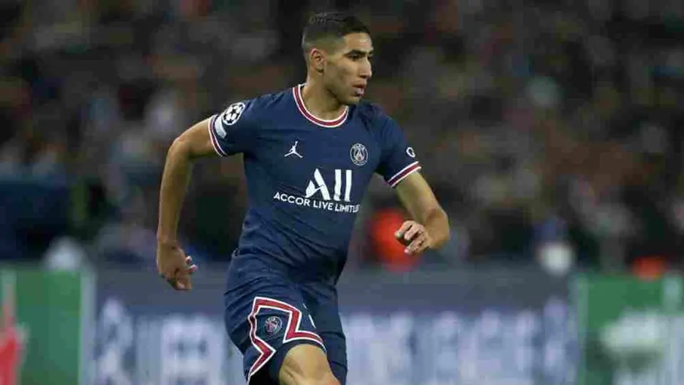 PSG: Achraf Hakimi es baja para el partido vs Saint- Étienne