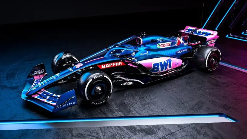 F1: Alpine presentó el monoplaza A522 que ocuparán Fernando Alonso y Esteban Ocon en 2022