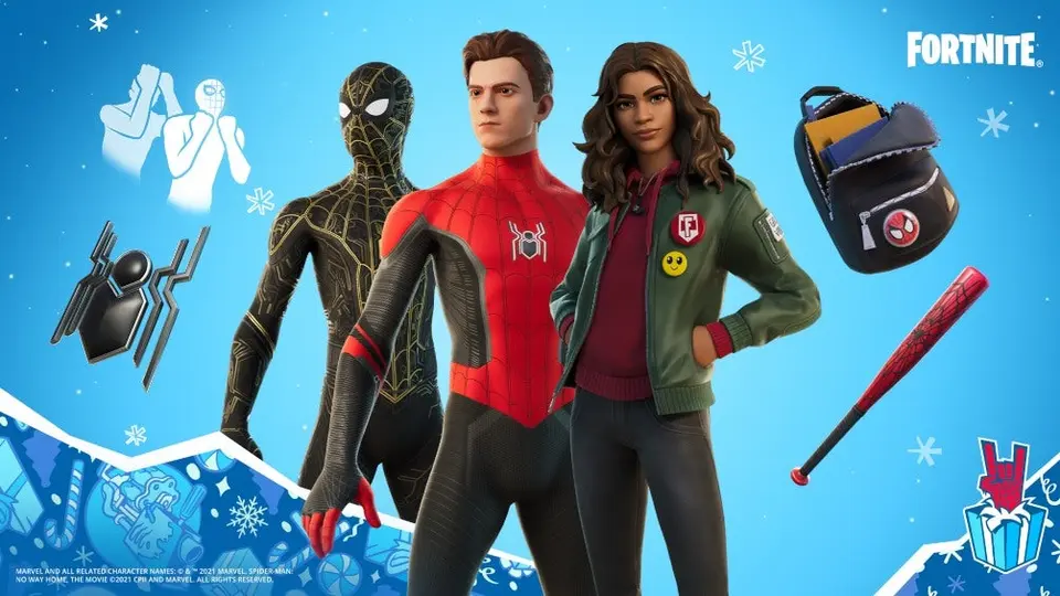 Fortnite: Spider-Man de Tom Holland llega al battle royale para el evento invernal