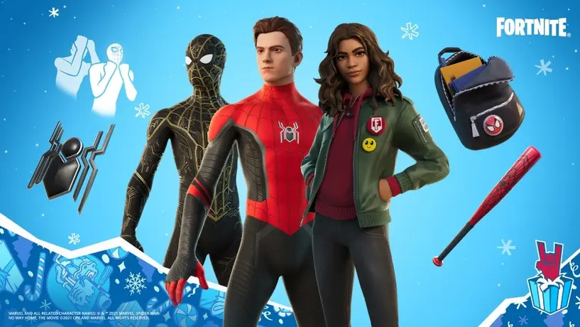 Fortnite: Spider-Man de Tom Holland llega al battle royale para el evento invernal