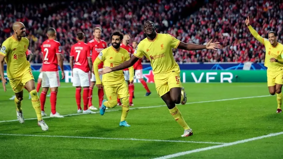 Champions League: Liverpool derrota al Benfica en la ida de los Cuartos de Final