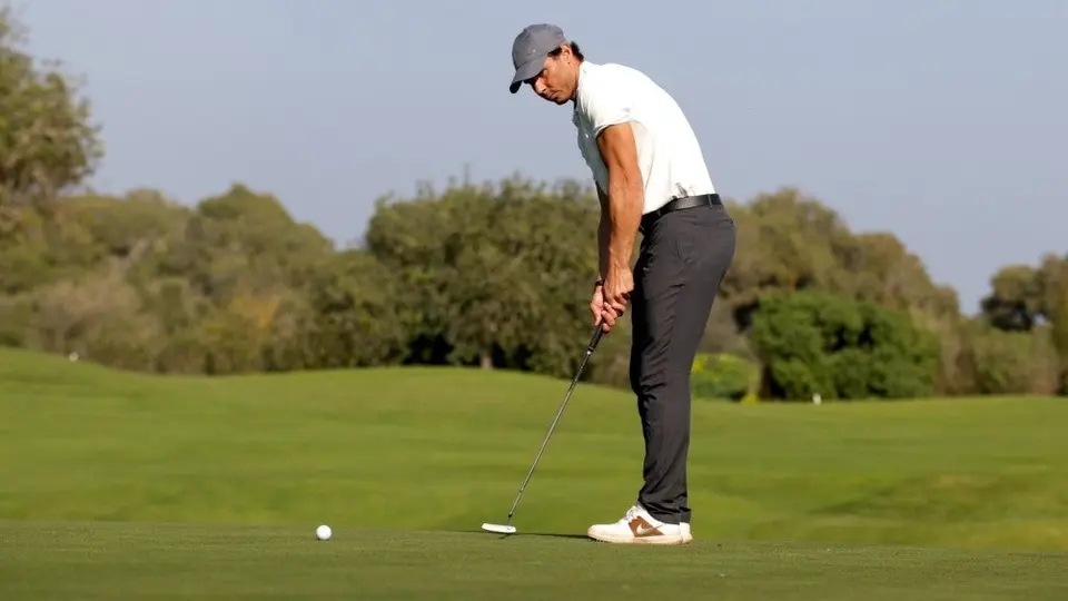 Nadal cambió el tenis por el golf y destacó en el campeonato de Baleares