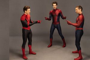 Tom Holland, Andrew Garfield y Tobey Maguire recrearon famoso meme de Spider Man