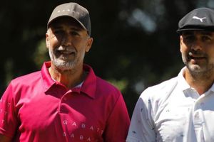Pep Guardiola y Gabriel Batistuta se enfrentaron en un torneo de golf en Mallorca