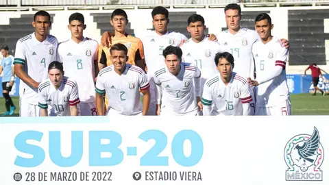 Tri Sub-20 vence a Uruguay en partido de preparación