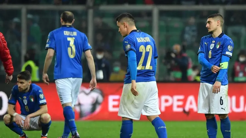 Italia: Eliminada de Qatar 2022; se une a la lista de grandes selecciones sin Mundial