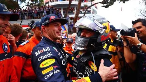 Checo le cuestionó su amistad a Verstappen: 'Seguiremos enamorados, ¿verdad?'