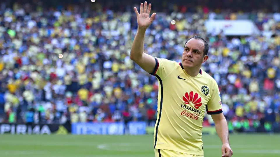 América: Román Martínez celebró su gol al estilo de Cuauhtémoc Blanco