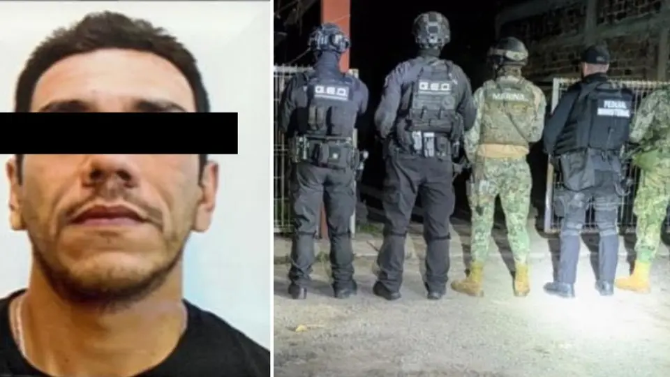 David “N”, alias “Mando 20”, fue detenido por su presunta relación con el atentado en Michoacán./@OHarfuch.